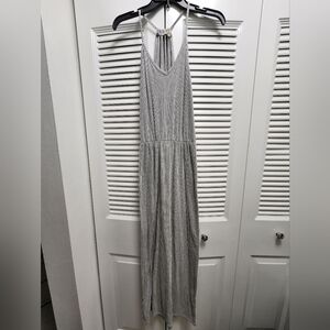 Olivia Rae Size M Striped Maxi Dress Casual Boho Flowy